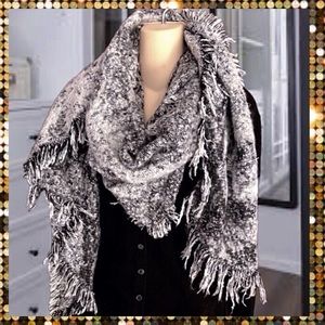 INC classy soft oversized wrap around shawl